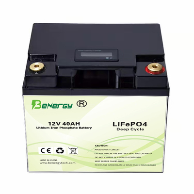 Pin năng lượng mặt trời 12V 40Ah Lithium Ion Lifepo4 cho Đèn đường năng lượng mặt trời E - Boat