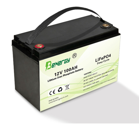 Bộ pin nhựa LiFePo4 12V 100AH ​​Mật độ năng lượng cao tùy chỉnh